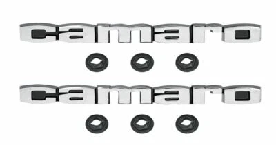 Juego emblema guardabarros delantero REA 1975-1977 Chevrolet Camaro sin opciones Z28 o RS Foto 1 de 3