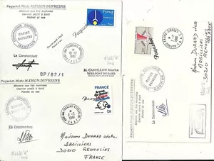 1981 x 3 FRANCIA PAQUEBOT - T.A.A.F. COPERTINE MARION DUFRESNE CACHET E FIRMATE - Foto 1 di 1