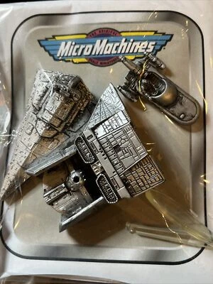 Star Wars Micro Machines Lot Of  Pewter Colored Ships Vehicles #2 - Image 1 of 4