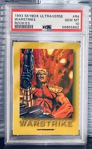 Warstrike 1993 Skybox Ultraverse Comic Rookie Card #R4 PSA 10 GEM MINT POP 1 - Picture 1 of 1