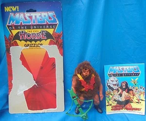 MOTU Masters Of The Universe Grizzlor Figure Complete Cardback Comic 1984 Mattel - Picture 1 of 17