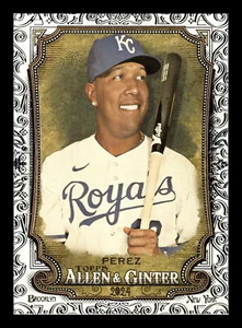 2024 Topps Allen & Ginter Salvador Pérez Foil Filagree #185 - Imagen 1 de 2