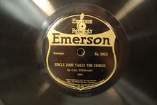 78 RPM Cal Stewart The Chautauqua At Pun'kin Centre & Uncle Josh Takes Census