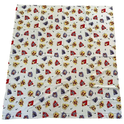 De colección Marcus Brothers Textiles Franela Tela Años 50 Calcetín Hop Patines 58x54 Foto 1 de 4