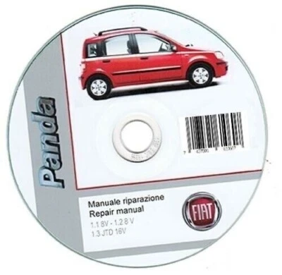 Fiat Panda - anche 4x4, GPL, Bifuel (2003-2012) manuale officina su cd - Immagine 1 di 4
