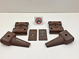 80-85.5 Ford F350 Dana 70 Rear Rear Axle Spring U Bolt Plate Set  E3TA-58799EA - Picture 1 of 7