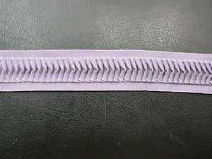 1 MT BORDÜRE BORDÜRE DEKOR GRO PLISSEE HÖHE 3 CM FLIEDER - Bild 1 von 1