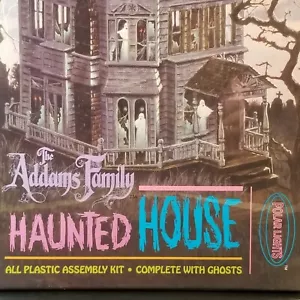 SEALED ADDAMS FAMILY Haunted House Polar Lights 1995 Plastic Kit #5001 - Bild 1 von 12