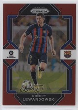 2022-23 Panini Chronicles Base La Liga Prizm Red /99 Robert Lewandowski #217