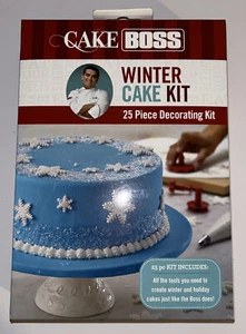Cake Boss WINTER CAKE KIT 25 Piece Decorating Kit Buddy Valastro - Picture 1 of 6