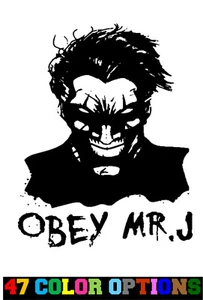 Vinyl Decal Truck Car Sticker Laptop - DC Comics Harley Batman Joker Obey Mr J - Picture 1 of 4