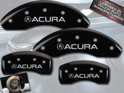Cubiertas de pinza de disco de freno MGP 2004-2008 "Acura" TL base delantera + trasera negra 4 piezas Foto 1 de 4