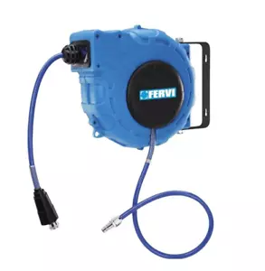 Avvolgitubo arrotolatore aria compressa Fervi 0481/15 con tubo 16 mt. Ø 12x8 - Foto 1 di 1