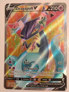 Pokemon TCG Dragapult V 183/192 Rebel Clash Full Art Ultra Rare NM - Picture 1 of 2