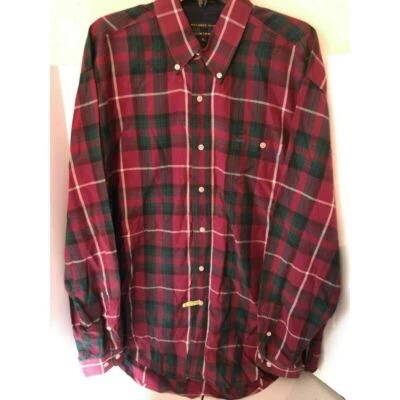 Camisa Alexander Julian Colores Para Hombre Con Botones Talla XL Manga Larga Cuadros Foto 1 de 4