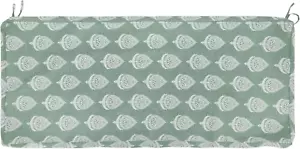 Outdoor Bench Cushion Covers 45" X 18" X 3", No Insert! Patio Pads Covers Replac - Picture 1 of 12