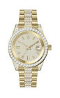 Men's Bling Watch Fully Ice out 18K Real Gold PL Over Solid Stainless Steel