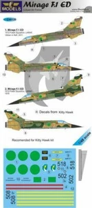 C48139 Mirage F.1 ED Libyan AF 1/48 LF Models - Foto 1 di 1