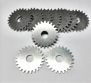 Engranajes de acero inoxidable Ø 50 mm accionamiento de parrilla engranajes con orificio de 12 mm - Imagen 1 de 1