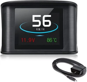 Auto HUD Head Up Display GPS Geschwindigkeitsmesser LED Digital Tachometer - Bild 1 von 14