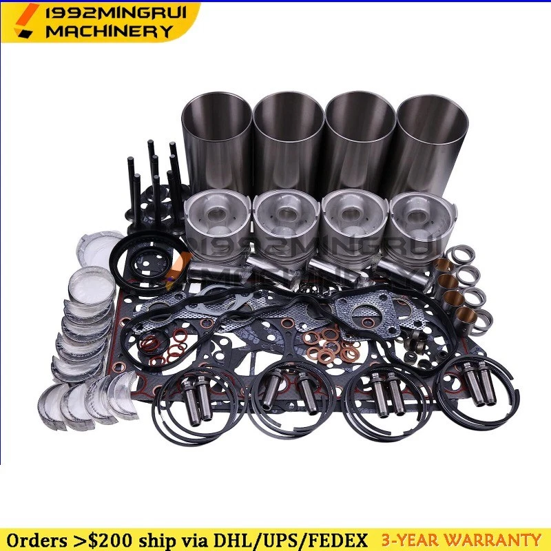 Overhaul Kit for Isuzu 4LE2 Engine Hitachi JCB IHI Digger Generator - Image 1 of 1