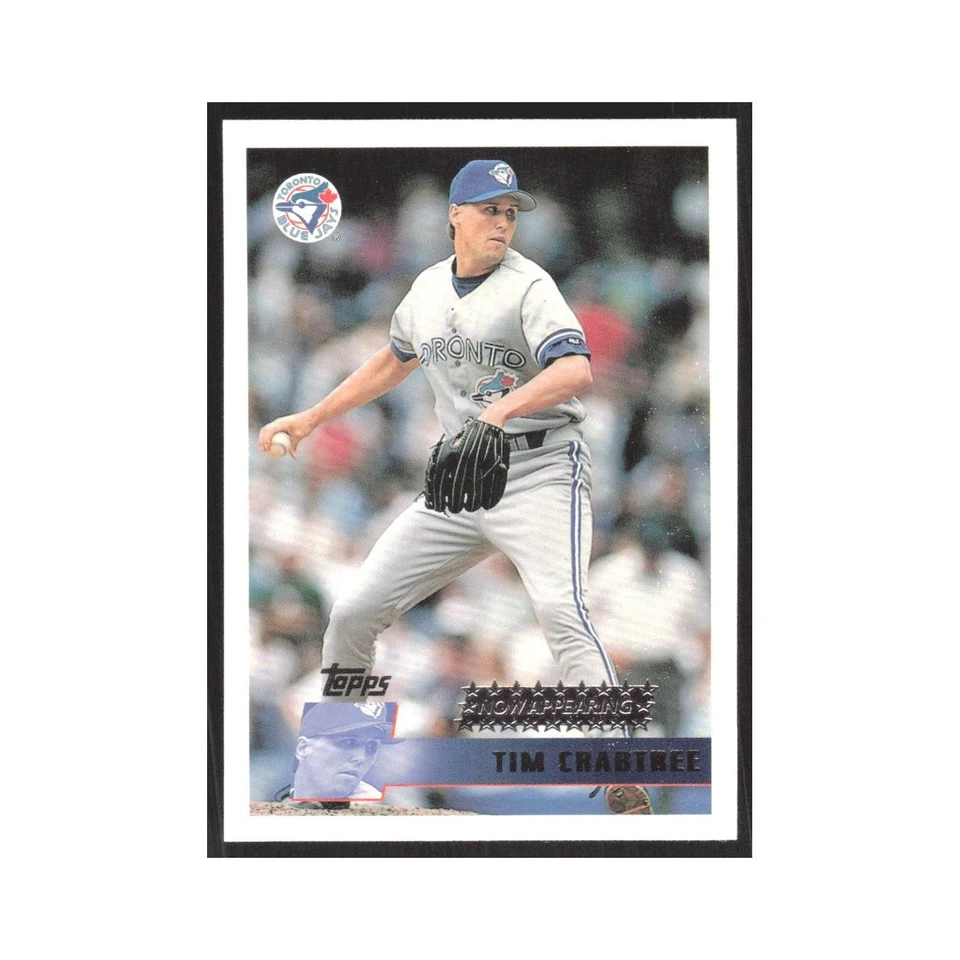 1996 Topps Tim Crabtree Blue Jays #351 - Image 1 of 3