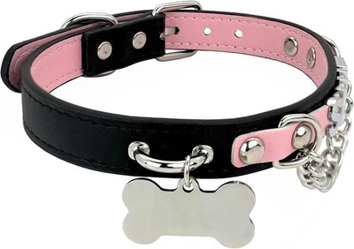Кожаный ошейник воротник ожерелье для женщин, милый череп готический панк-рок ошейник N... - Изображение 1 из 4