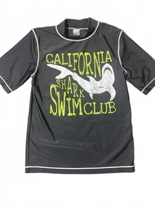Cherokee California Shark Swim Club Rash Guard Tee - Size Youth XL (16/18) - Picture 1 of 7