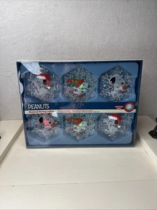 Christmas Peanuts Snoopy 6 Musical LED Color Changing String Lights NIB - Picture 1 of 4