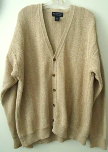 Vintage 90’s Roundtree & Yorke Men’s Beige Cardigan Button 100% Cotton Size-XL - Bild 1 von 8