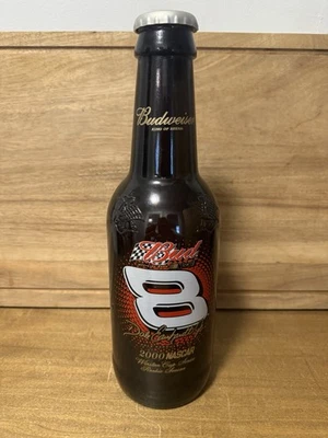 Budweiser Dale Earnhardt Jr Nascar Winston Cup Rookie 2000 botella de vidrio de 15 pulgadas Foto 1 de 4