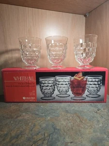 Vintage Indiana Glas Whitehall 3 Stück 10 Unzen Gläser Getränkeset 4460 - Bild 1 von 7