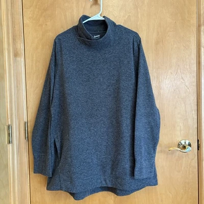 Suéter Duluth Trading para Mujer XXL Gris Oscuro Frost Lake Túnica Polar Pullover Foto 1 de 4