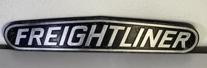 VTG Freightliner Front Nameplate Script Emblem Badge Metal Ornament 20.5" - Picture 1 of 10
