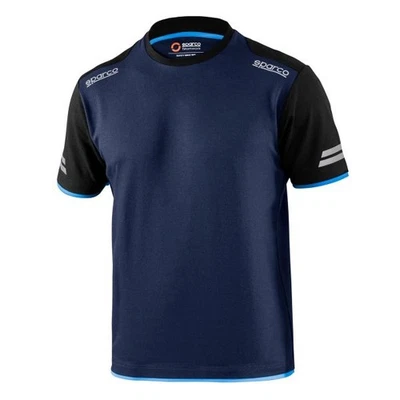 Für SPARCO TEAMWORK 02416 BMAZ/M t-shirt short sleeve black/navy blue M 02416 B - Bild 1 von 4