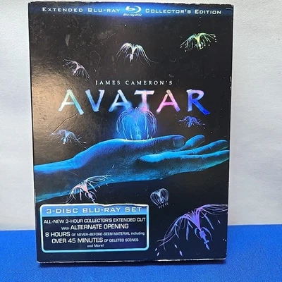 Avatar Extended Collector's Edition (Blu-ray, 2010, 3-Disc Set) NEW Sealed - Image 1 of 2