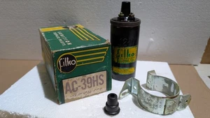 BOBINA DE ENCENDIDO FILKO 12 VOLTIOS VINTAGE NOS CON SOPORTE AC 39HS - Imagen 1 de 8
