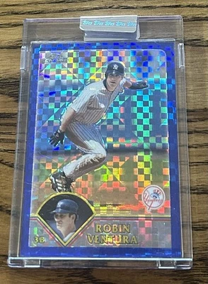 2003 Topps Chrome #287 Robin Ventura Uncirculated Blue X-Fractor #/57 - Image 1 of 2