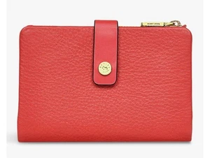 RADLEY RED LEATHER BIFOLD PURSE WALLET NEW!!! - Picture 1 of 4