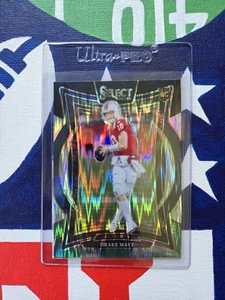 Drake Maye RC- Black Green Shock #27- 2024 Panini Select- Patriots Rookie - Picture 1 of 2