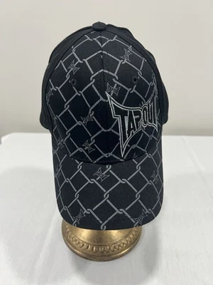 Gorra de béisbol Tapout blanca y negra con logotipo bordado cerca talla S/M Foto 1 de 4