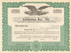 Clintonian Bar New Jersey stock certificate scripophily share