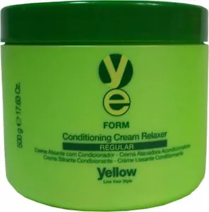 YELLOW FORM CONDITIONING CREAM RELAXER REGULAR 500 G / 17.63 OZ - Picture 1 of 1