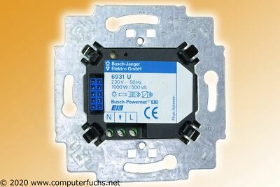 Busch-Jäger Unterputz Schaltaktor 6931 U 6931U KNX EiB neu Powernet - Bild 1 von 2