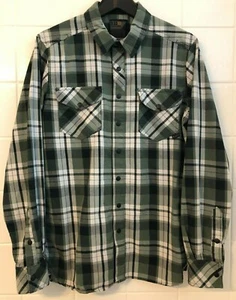 511 Tactical Series Herren Langarm Druckknopf Hemd grün/schwarz kariert Gr. SM - Bild 1 von 8