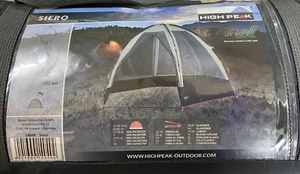 High Peak Pavillon Siero, Hellgrau/Dunkelgrau, 14049, Aufbaumaß: 300x265x190cm - Bild 1 von 1