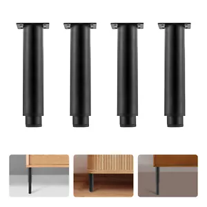 4 PACK Furniture Metal Legs For Sofas Beds Chairs Cabinet Bookcase 7-12in Feet - Picture 1 of 13
