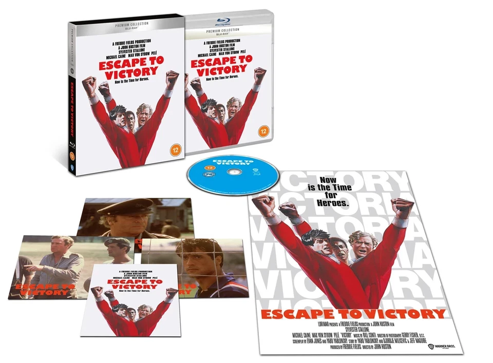 Escape to Victory Blu-ray 1981 Ww2 War Soccer Football Movie Premium Collection