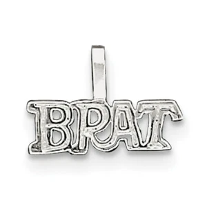 Sterling Silver Brat Pendant QC4596 - Picture 1 of 1