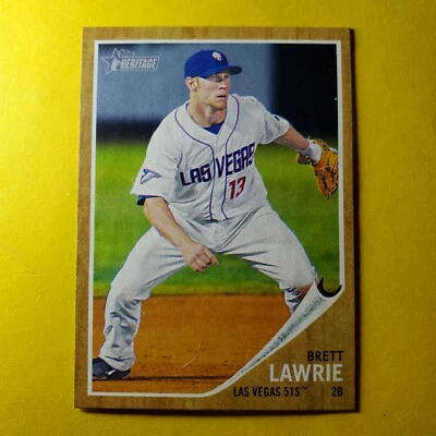 BRETT LAWRIE - RC ROOKIE #23 CHICAGO WHITE SOX - 2011 TOPPS HERITAGE - Image 1 of 3